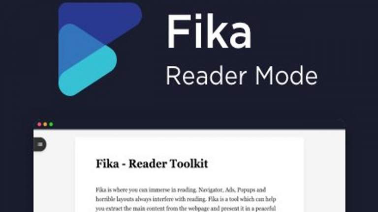 Fika: Tiện ích mở rộng mới toanh mang chế độ đọc cho Chrome