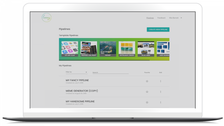 Laazy: Tạo nhiều hình ảnh cho blog, banner web, app di động,…