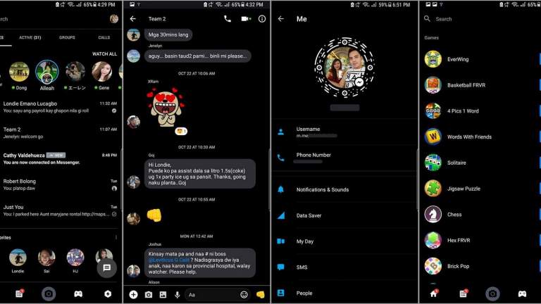 Cách bật chế độ tối (dark mode) trên Facebook Messenger