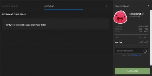 Slime Rancher free Epic Games Store