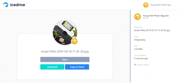 Icedrive: Miễn phí 20 GB không gian lưu trữ trên mây
