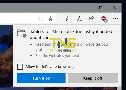 Ngăn mở tab mới trong Microsoft Edge