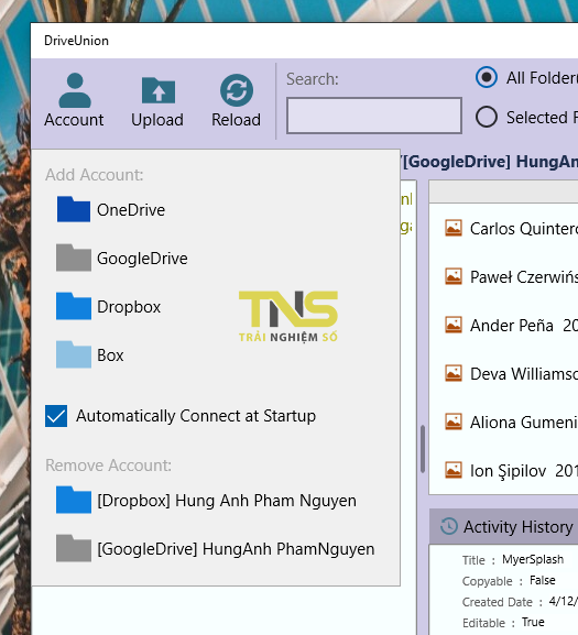 Quản lý, sao chép dữ liệu giữa Google Drive, OneDrive, Dropbox,... trong cùng một nơi