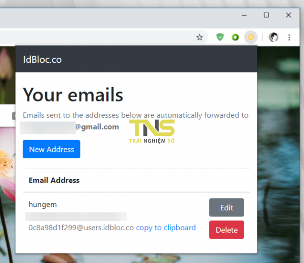 Bảo vệ địa chỉ email thật với IdBloc