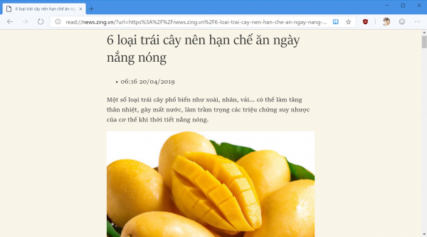 Cách bật Reading View trên Microsoft Edge Chromium
