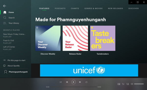 Xpotify: Ứng dụng nghe nhạc Spotify nhỏ gọn cho Windows 10