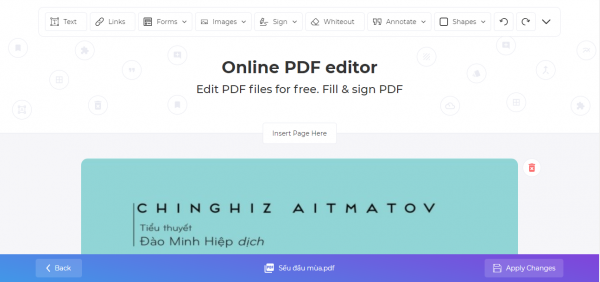DeftPDF: Dịch vụ chỉnh sửa PDF tuyệt vời