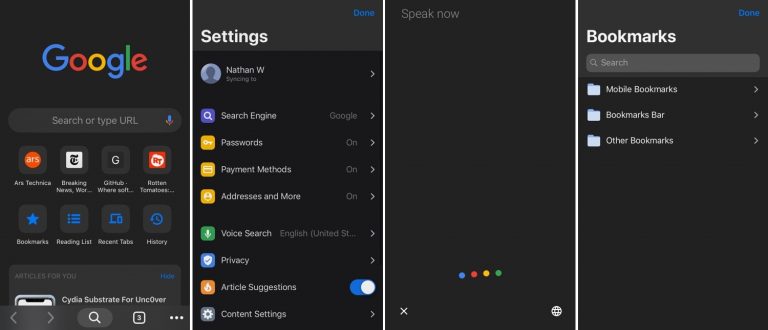 DarkChrome - đêm giao diện dark mode lên Chrome cho iOS