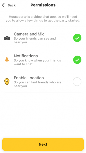 Houseparty: Nhắn tin, chat video nhóm trên iOS, Android, Chrome, Mac