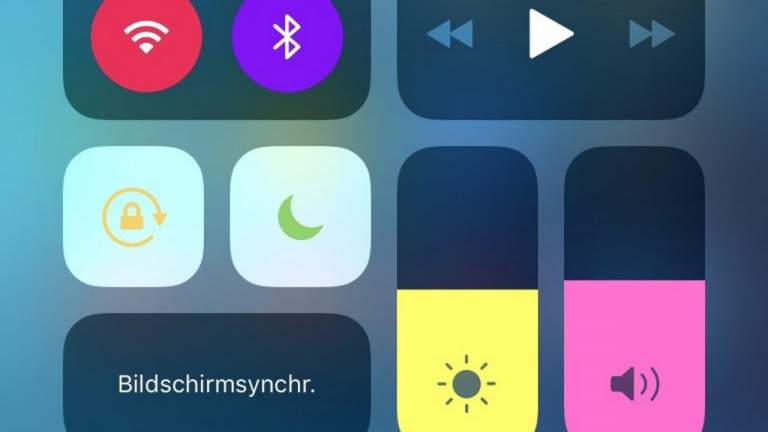 Thay đổi màu cho trung tâm điều khiển (Control Center) trên iOS 12