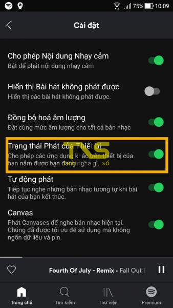 Tắt âm thanh quảng cáo Spotify tự động trên Android