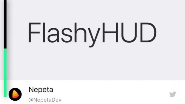 FlashyHUD – thay đổi thanh chỉnh âm lượng mặc định của iPhone