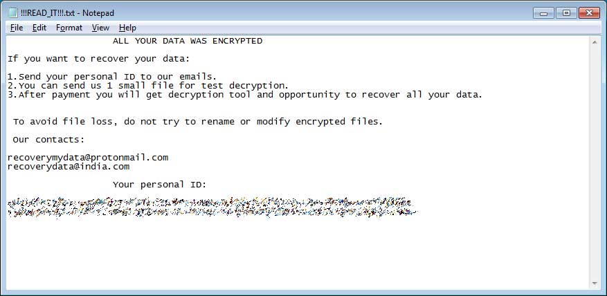 Công cụ giải mã ransomware .mira, .yum, .Pluto, hoặc .Neptune