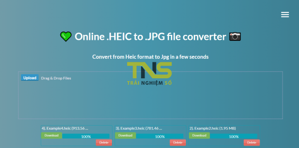 Chia sẻ 4 dịch vụ online mới chuyển đổi hình ảnh HEIC