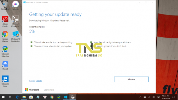 Cách cập nhật lên Windows 10 May 2019 Update không cần Windows Update