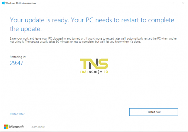 Cách cập nhật lên Windows 10 May 2019 Update không cần Windows Update