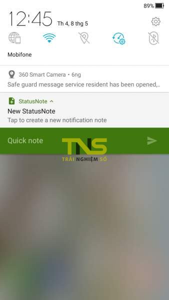 StatusNote 2: Ghi chú ngay từ màn hình thông báo Android