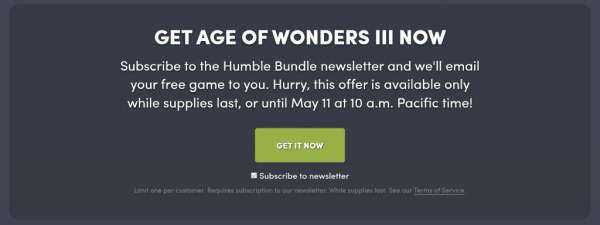 Age of Wonders III free Humble Bundle