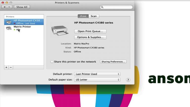Cách cài thêm máy in trên macOS