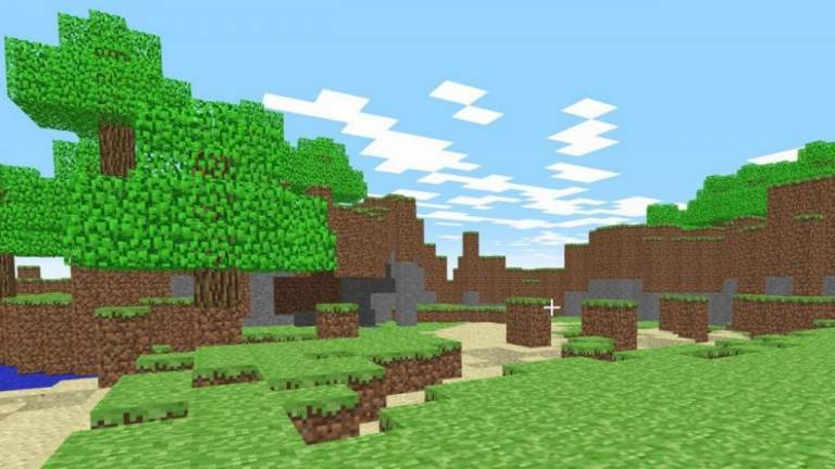 Mời bạn trải nghiệm game Minecraft Classic