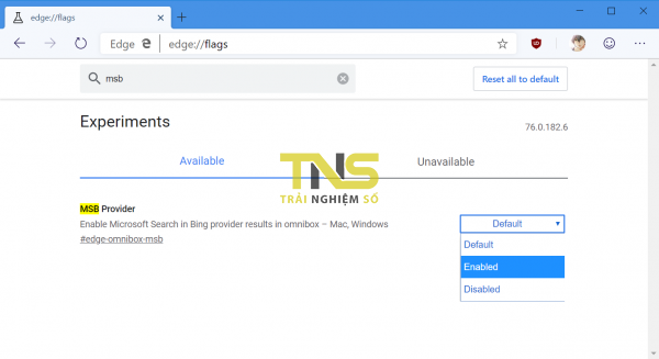 Cách bật tìm kiếm nâng cao Microsoft Search trong Microsoft Edge Chromium