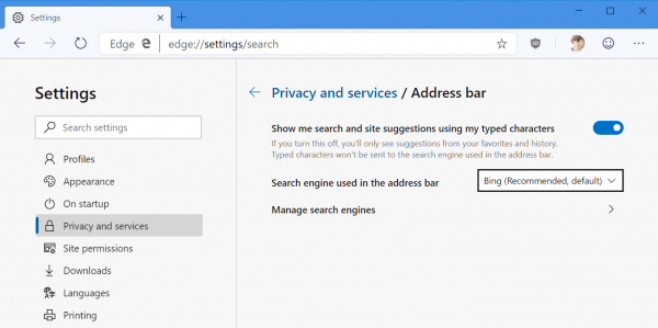 Cách bật tìm kiếm nâng cao Microsoft Search trong Microsoft Edge Chromium
