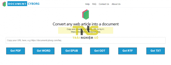 Tải ảnh, video, chuyển đổi,… nhiều trang web với AppsCyborg