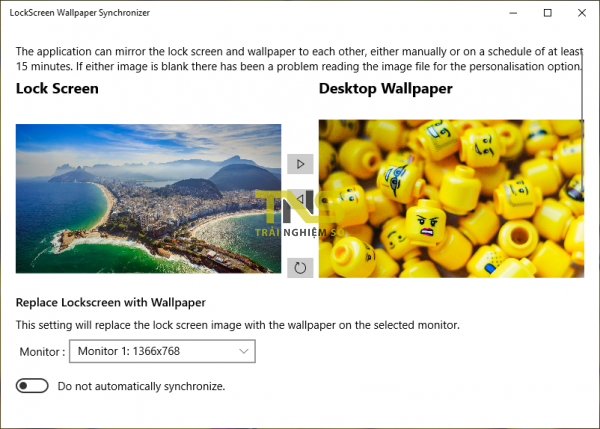 Cách thay hình nền desktop trên Windows 10 tự động bằng hình nền màn hình khóa