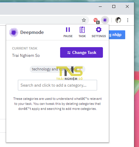 Deepmode: Tự động chặn trang web trên Chrome bằng AI