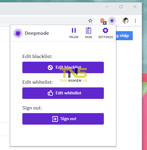 Deepmode: Tự động chặn trang web trên Chrome bằng AI