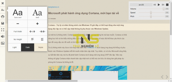 Mang chế độ đọc của Firefox vào Chrome