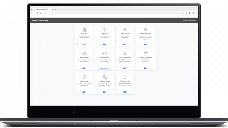 Mời tải về trình duyệt CCleaner Browser