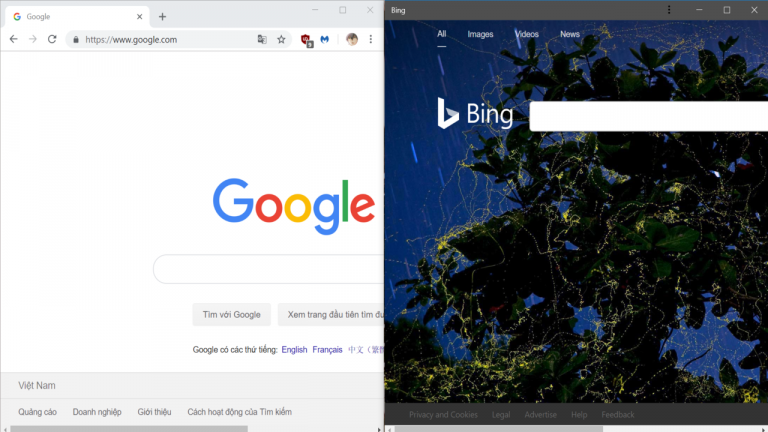 Mở tab trên Chrome trong cửa sổ Focus Mode