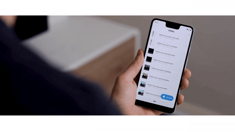 Quay video màn hình trên Android với MNML Screen Recorder