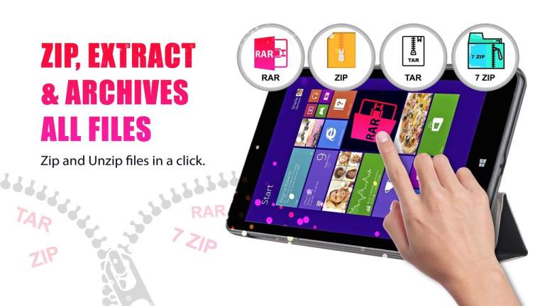Tải và giải nén tập tin RAR, ZIP trên web bằng ứng dụng UWP