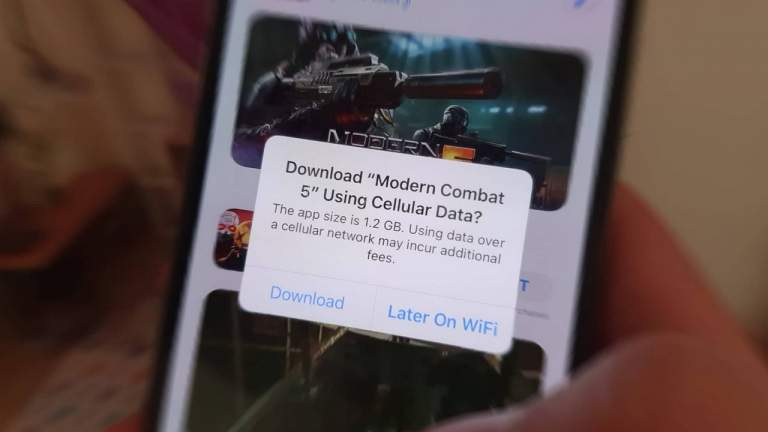 iOS 13 đã cho phép tải game lớn hơn 150MB dễ dàng hơn