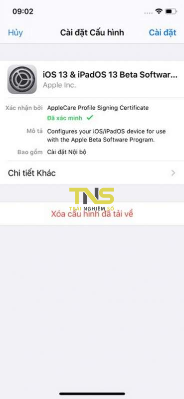 Cách cài iOS 13 thông qua OTA
