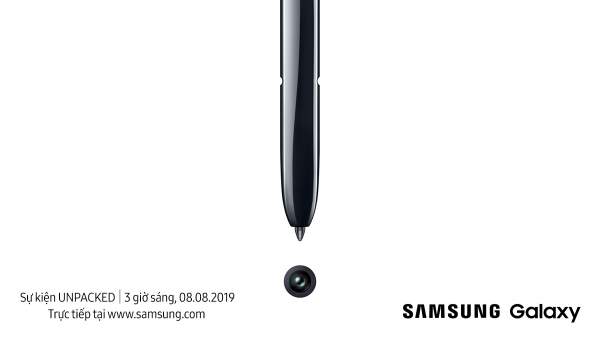 Samsung xác nhận sự kiện Unpacked diễn ra ngày 7/8, trình làng Galaxy Note 10