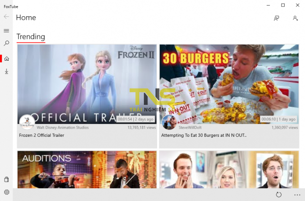 FoxTube: Trình xem video YouTube mới nhất cho Windows 10