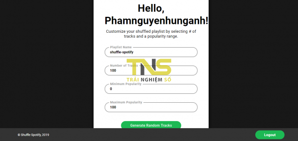 Tạo playlist ngẫu nhiên và tự động cho Spotify
