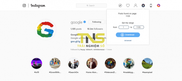 Gửi tin nhắn với bạn bè trên Instagram từ máy tính
