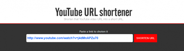 url youtube shortener