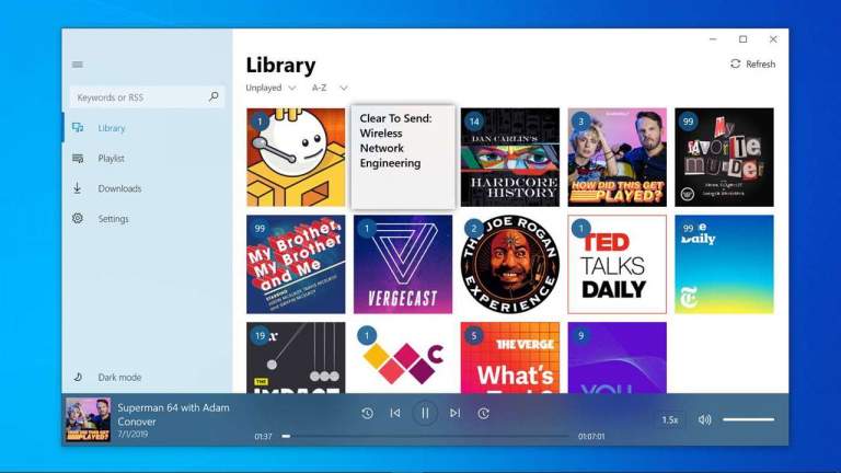 Corecast: Ứng dụng phát và tải podcast tuyệt vời cho Windows 10