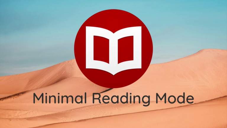 Minimal Reading Mode: Chế độ đọc tập trung cao hơn dành cho Chrome