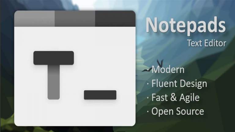 Notepads: Soạn văn bản theo tab, hỗ trợ giao diện tối và miễn phí