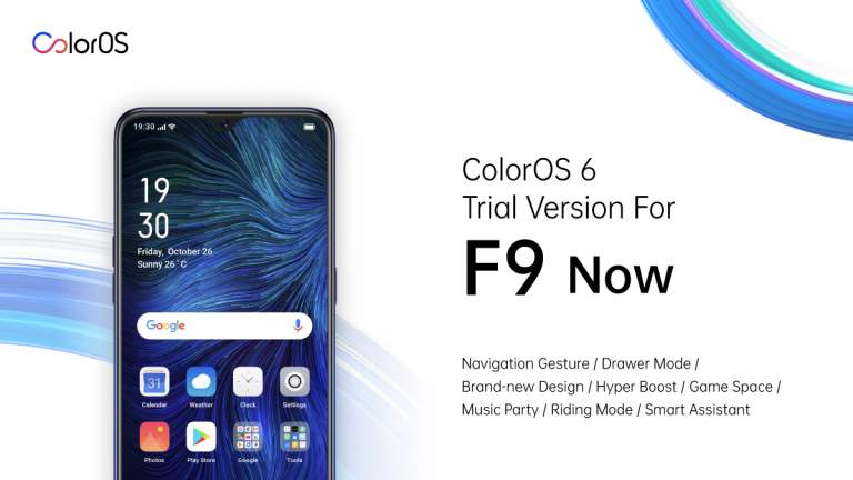 OPPO cập nhật bản thử nghiệm ColorOS 6 cho F9