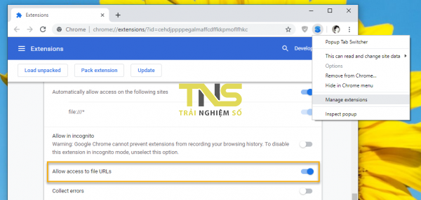 Mang tính năng chuyển đổi ứng dụng (Alt+Tab) vào trình duyệt Chrome