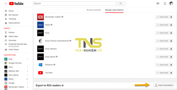 RSSMailer: Theo dõi tin tức mới, video mới qua email