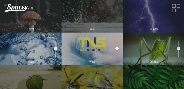 Spaces.FM: Thế giới âm thanh thiên nhiên để bạn thư giãn