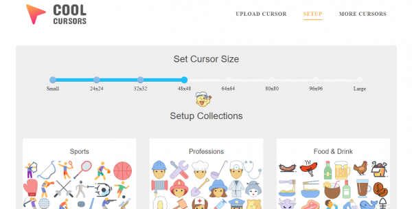 Dùng Cool Cursors thay đổi con trỏ chuột trên Chrome
